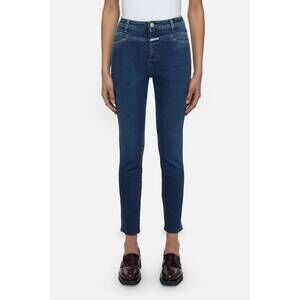 NEW CLOSED skinny pusher high-rise jeans in dark blue